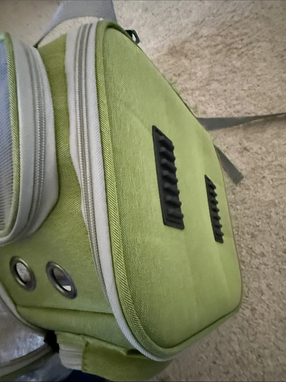 Amazon Green Bubble Pet Carrier Backpack with Clear Dome